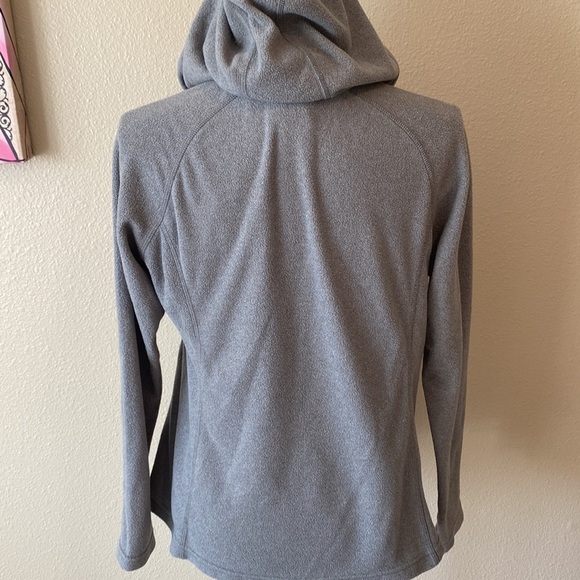 The North Face gray zipup fleece sweatshirt - Picture 5 of 7